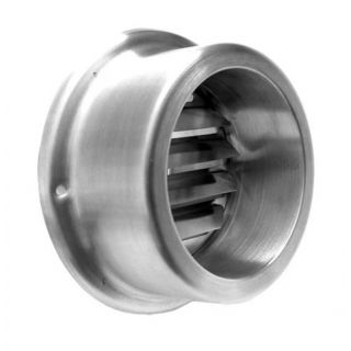 Weha - Schoepenrooster kokermodel Ø100mm, rvs 304