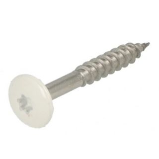 HPL schroeven RVS-A2 TX-20, signaalwit RAL9003 4.8x38mm