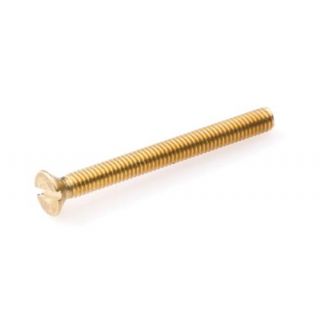 Metaalschroeven messing blank ZS DIN963 M6x16mm