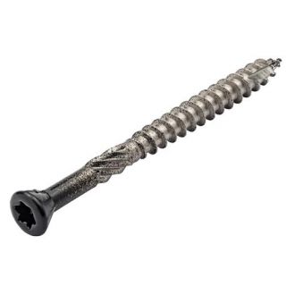 Tuinhoutschroeven RVS zwarte kop TX-25, 5.0x70/42mm