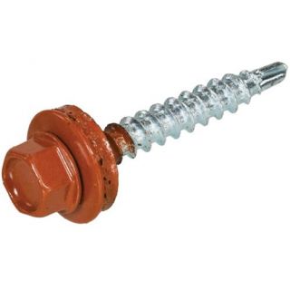 Profielplaatschroeven VZ koperbruin RAL8004 4.9x35mm