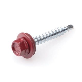 Profielplaatschroeven VZ oxiderood RAL3009 4.9x35mm