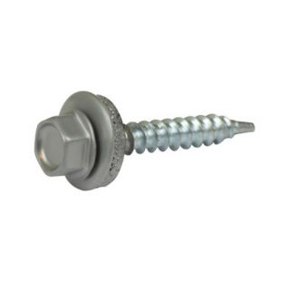 Profielplaatschroeven VZ blank aluminium RAL9006 4.9x35mm