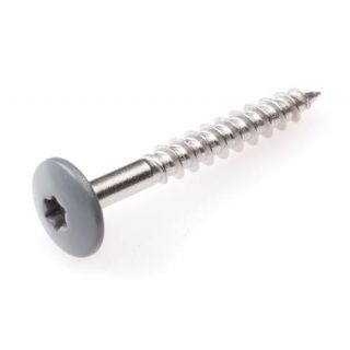 Kleurkopschroeven RVS-A2 grijs RAL7012 4.8x38mm