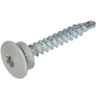 Dakpanprofielschroeven, blank aluminium RAL9006 4.8x35mm