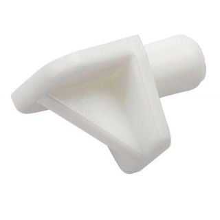 Plankdrager kunststof hoek wit