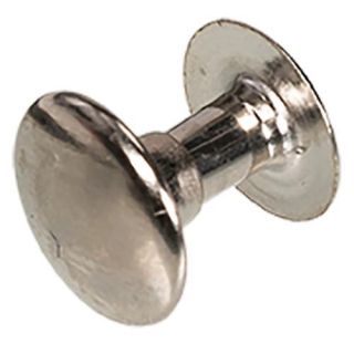 Leerklinknagel vernikkeld 3.7x9x9mm