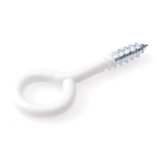 Schroefoog wit 20x10mm