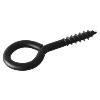 Schroefoog zwart 30x14mm