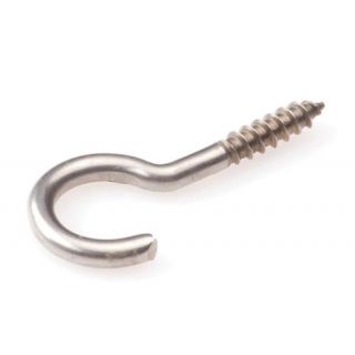 Schroefhaak RVS-A2 80mm