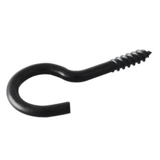 Schroefhaak HCP zwart 4.40x32/60mm