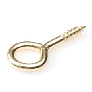 Schroefoog vermessingd 2.50x10x5mm