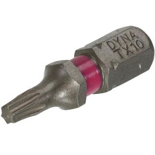 Dynaplus schroefbit 25mm TX-15, rood