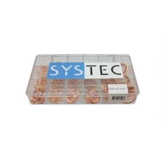 Systec 18-vaks Afdichtring roodkoper DIN7603A