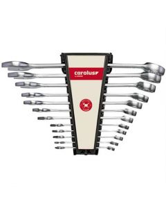 Carolus - 0900.080 - Ring/Steeksleutel set, 8-delig